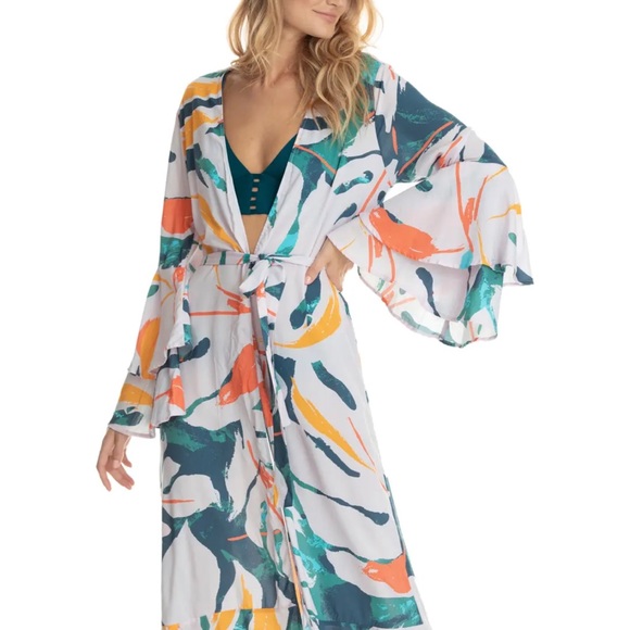 Maaji ★ Kimono Maxi Swim Cover Up - Picture 9 of 15
